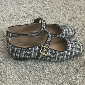 Sam Edelman blue and gold Flats NWOT women’s size 8